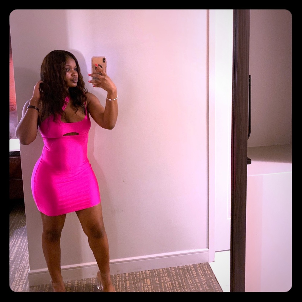 Mini cutout dress